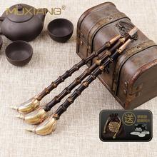 木香朝烟斗传统老式长烟杆旱烟斗烟袋锅传统工艺竹节烟斗竹子烟枪