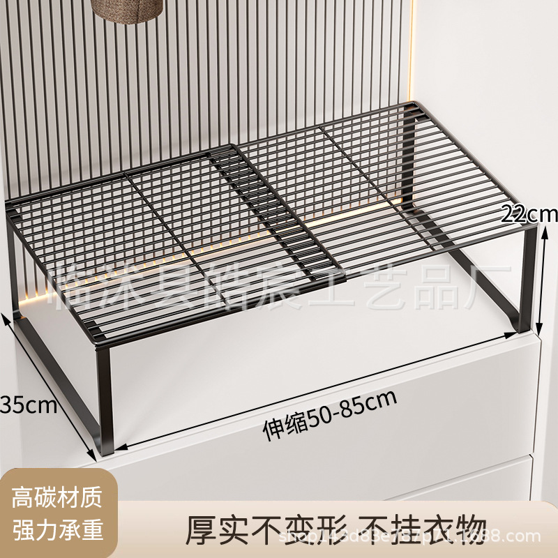 Armario, partición en capas, almacenamiento de artefactos, armario, estante retráctil en el armario