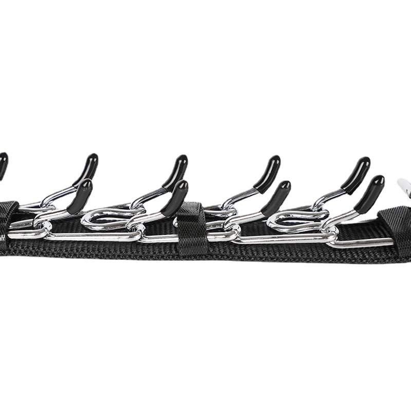 Suministros para mascotas Amazon nuevo paño negro con velcro desmontable collar de perro al aire libre Cadena de entrenamiento de perro comercio exterior