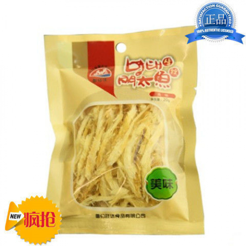 延边明太鱼干朝鲜手撕鳕鱼肉拌即食包装零食批发