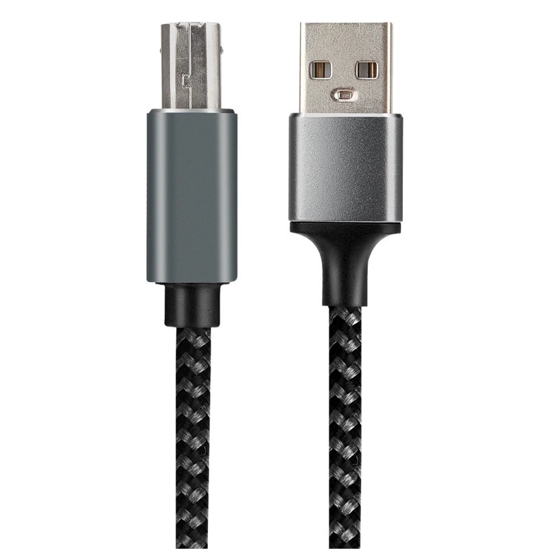 Кабель для подключения принтера USB 2.0, USB на квадратный разъем, подходит для высокоскоростной передачи данных для HP, Epson и Canon.