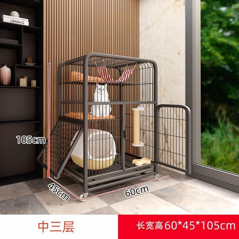 Jaula de gato doméstica interior de dos pisos gato villa no ocupa tierra mascota casa de gatos casa de gatos pequeña casa de gatos casa de gatos