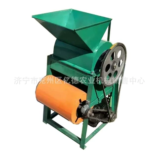 山东热销花生脱壳机去皮机电动220v家用小型花生榨油配套剥壳机