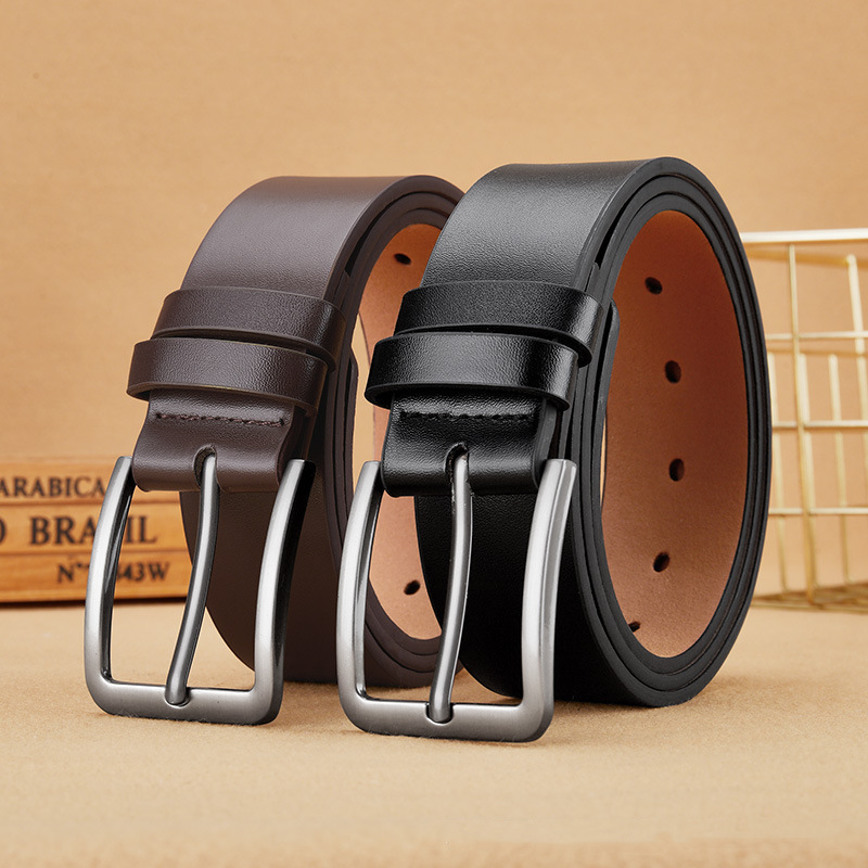 Dropshipping Men's High-End Pin Buckle Belt, Y2K Men's Belt, Business Pants Belt, Men's High-End