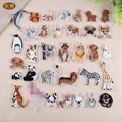 Delicate and Cute Small Animal Embroidered Iron-on Fabric Patch for Fashion Children's Clothes, Hole Patch, Decorative Stitching Patch