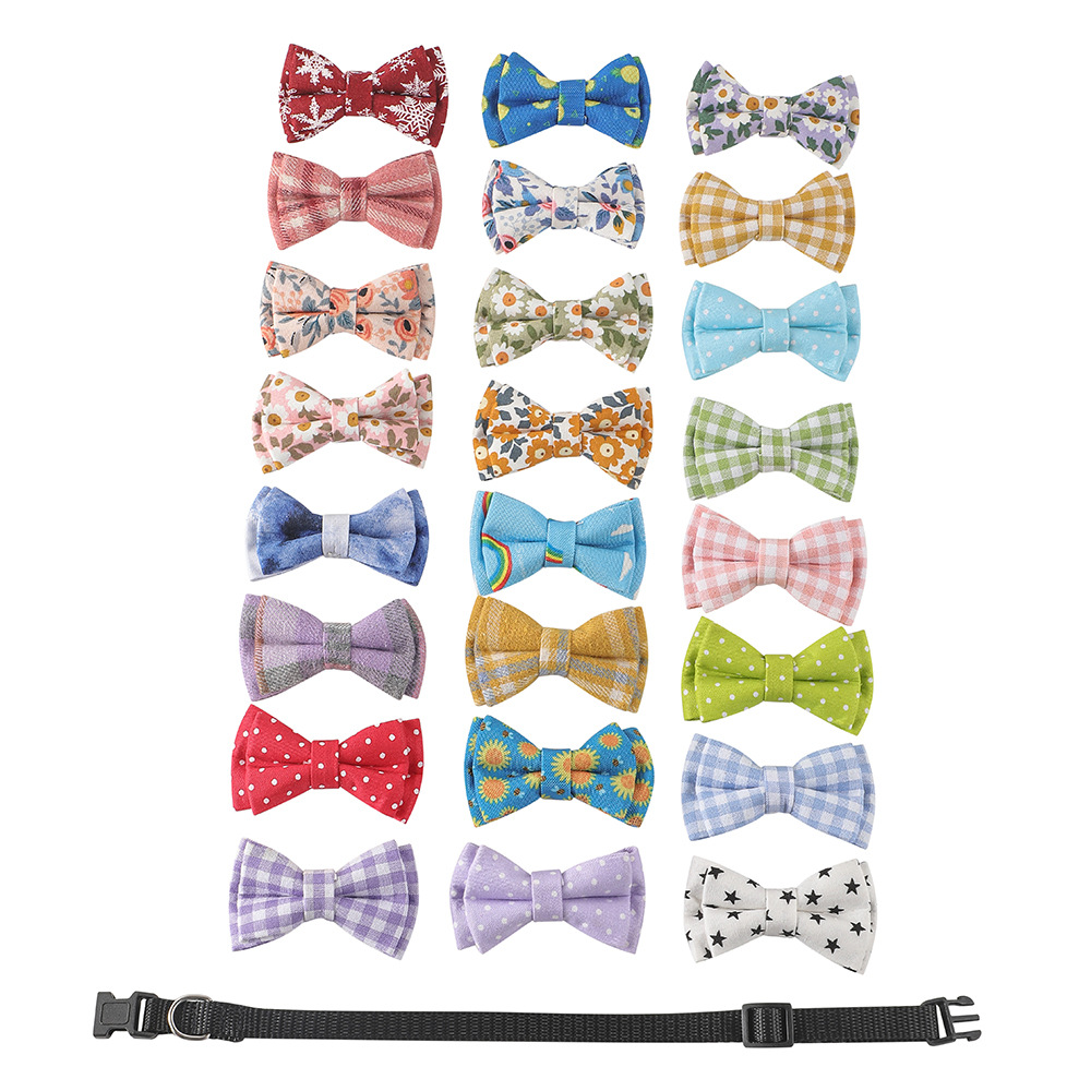 Fabricante TANPOPO corbata transfronteriza corbata para mascotas gato arco collar ajustable accesorios para mascotas