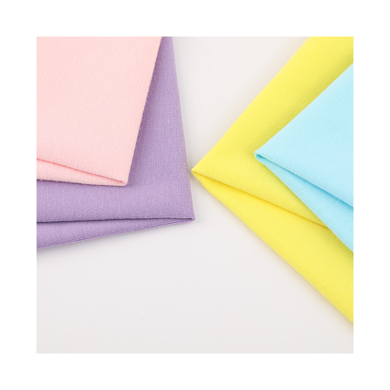 32S Knitted Cotton O'Dell Fabric Cotton Single-Sided Plain Jersey Spring and Summer Bottoming Shirt T-Shirt Fabric