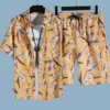Yellow set, shirt, shorts