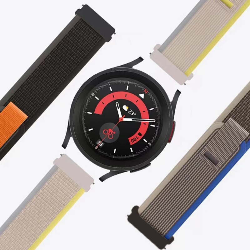 Smart Watch Strap 18mm20mm22mm23mm Wild Trail Alpine Nylon Loop Strap Plastic Headband Raw Ears
