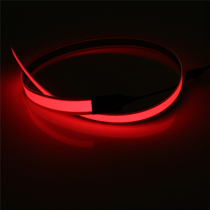 Cold light sheet – Qìchē Car Cold - red-1cm50cm-with-battery-box