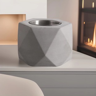 Customized Desktop Small Fireplace Real Fire Alcohol Heater Rhombus Creative Indoor and Outdoor Stove Manufacturer Amazon Best Seller
