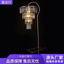 跨境欧美简约水晶灯辉煌路引婚礼布置装饰灯舞台酒店婚庆道具摆件