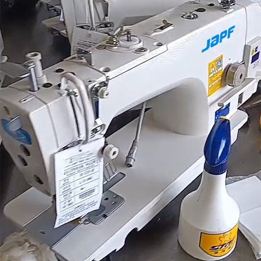 杰福工业缝纫机电脑直驱兄弟款切包一体机平车拉筒包边工厂直销