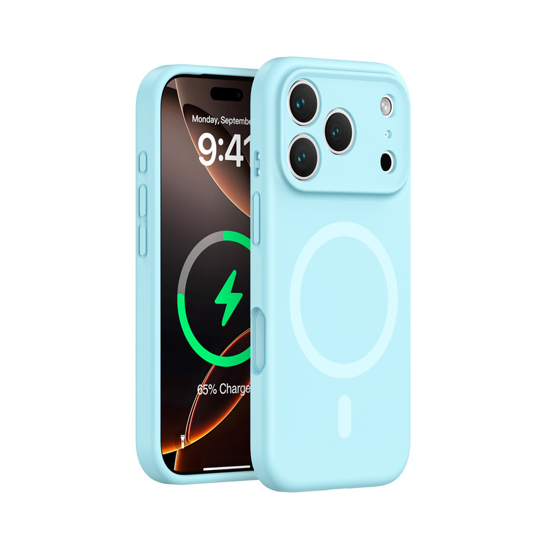 适用iPhone17pro液态硅胶磁吸手机壳16强磁magsafe全包镜头保护套|undefined