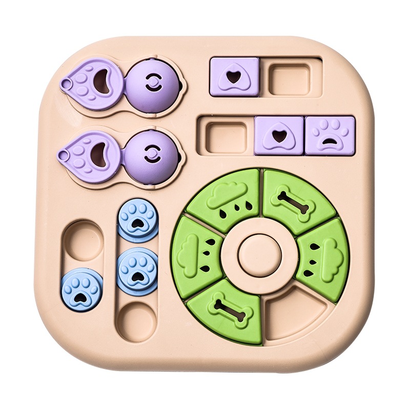 사각퍼즐 히든푸드플레이트(베이지)