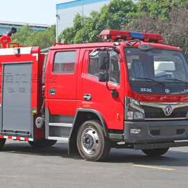 程力牌东风5吨水罐消防车泡沫消防车生产厂家在那及视频图片参数