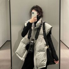 春夏新款棉马甲女棉衣春夏立领马夹背心坎肩外套棉衣潮
