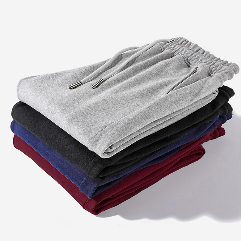 Spring and Autumn Sports Casual Pants Men's Fashion Solid Color Terry Sweatpants Hip-Hop Couple Youth Tight Pants Can Be Customized with Logo Spring and Autumn Sports Casual Pants Men's Fashion Solid Color Terry Sweatpants Hip-Hop Couple Youth Tight Pants Can Be Customized with Logo