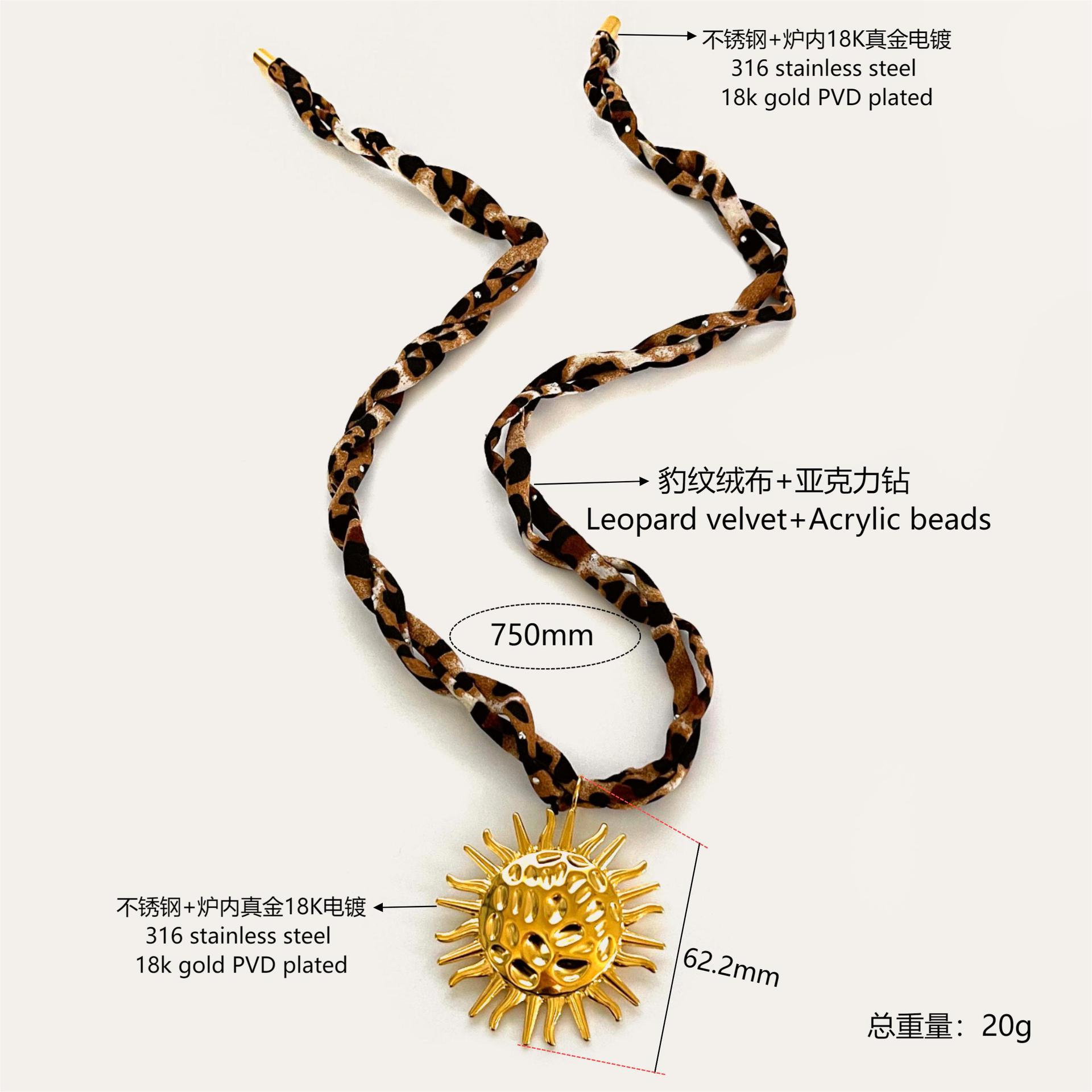 15g Weight Ion Plating (IP) Gold Plating Process 18K Gold Plated Plating Material 304 Stainless Steel Pendant Material Pendant Necklace Classification Flannel Chain Material Silk Scarf Cord Chain Type 1 Piece Quantity Casual, Beach Occasion 304 Stainless Steel, Flannel Material Starfish, Sea Urchin, Conch Pattern Women's Gender Marine Style, Modern Style Style Plating Craft Marine Style Modern Style Starfish Sea Urchin Conch Ion Plating (IP) 18K Gold Plated 304 Stainless Steel Flannel Silk Scarf Cord Scarf Necklaces Wholesale 2