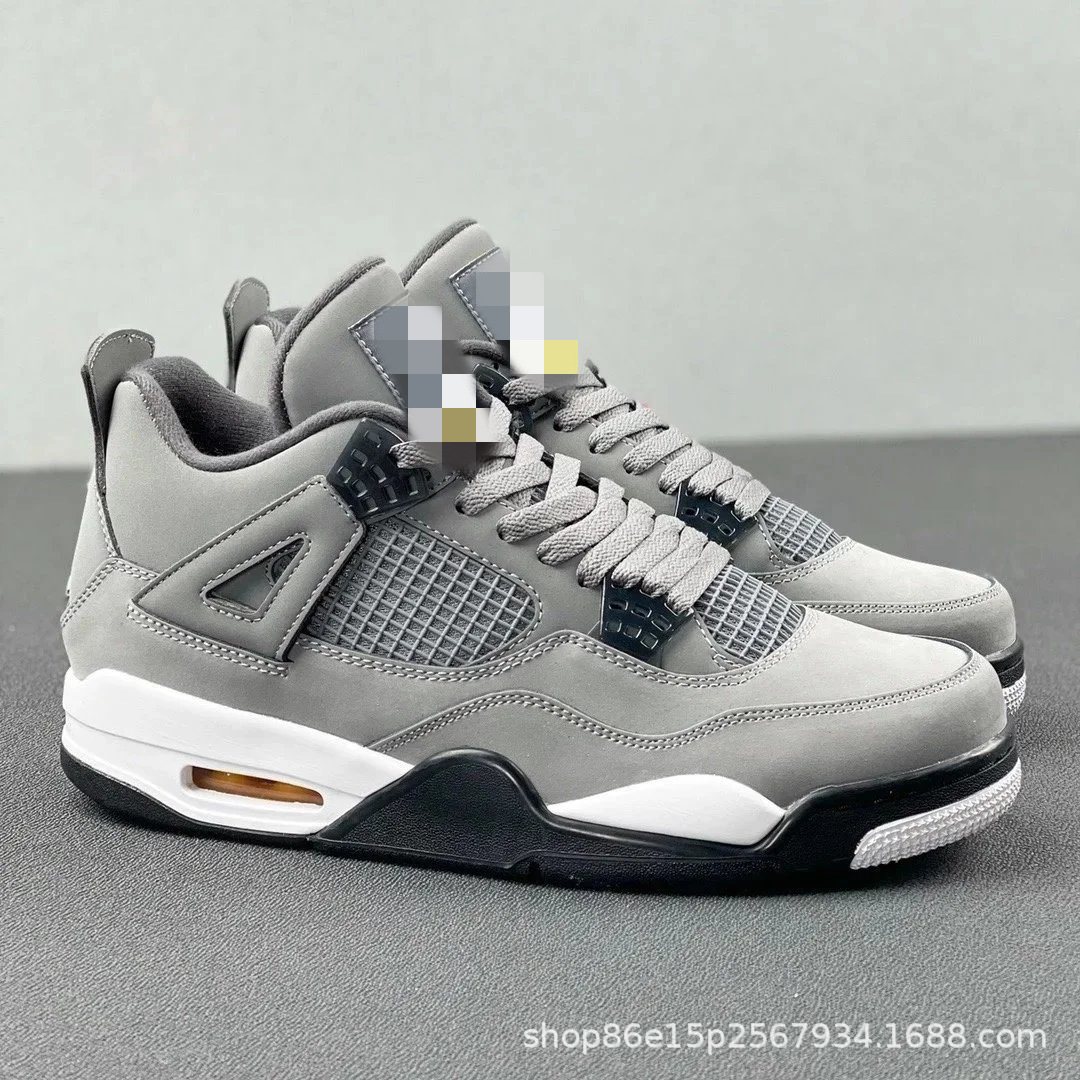 Zapatillas de Baloncesto Deportivas AJ4, Cuero y Caucho, Transpirable y Antideslizante, para Deporte y Ocio