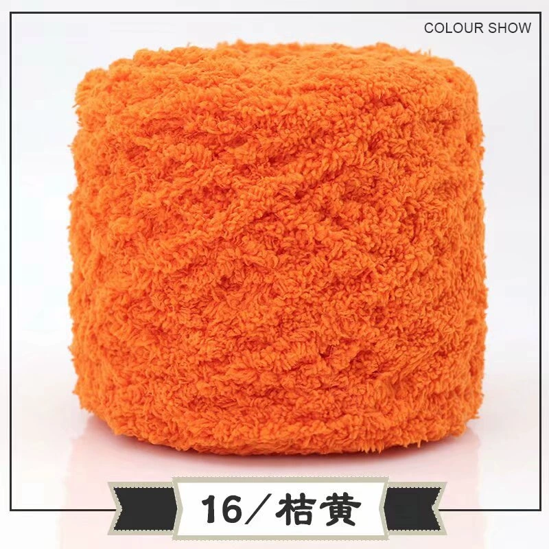 Королевская бархатная пряжа (Coral Velvet) 100 г, толщина 4 мм, детский шарф и ткань для полотенец, многоцветный