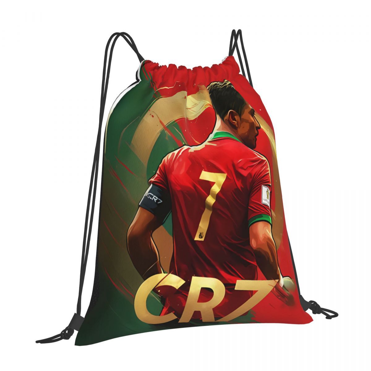Transfronterizos Amazon Drawstring Bracket Mochila deportiva de maratón bolsa de ejercicios al aire libre impresa ligera Drawstring Bracket