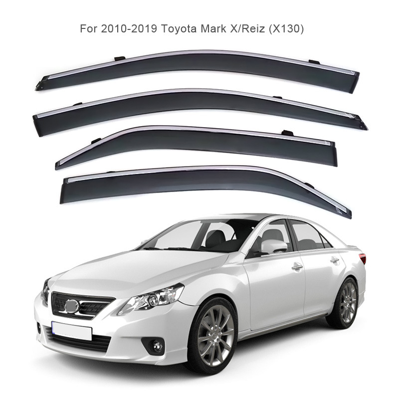 Toyota Mark X/Reiz 2010-2019 injection molded thickened rain eyebrow