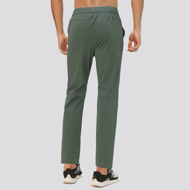 Dijia Edition Pantalones deportivos de otoño para hombres Pantalones deportivos de senderismo elásticos rectos delgados Pantalones casuales al aire libre Pantalones deportivos para hombres