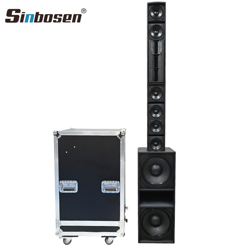 Doble 12 pulgadas de neodimio magnético LA512 de alta potencia columna de sonido sistema de sonido matriz de altavoces cine en casa sonido de fiesta de boda