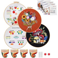X 37357 DIY Hand Embroidery Flower Bouquet �ֹ����廨��