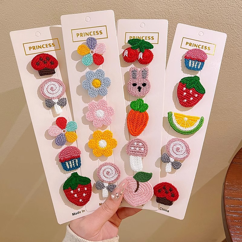 Tejido bebé bebé flequillo roto pegatinas para el cabello, las niñas y los niños no dañan el cabello, vellones, velcro, cabello roto lateral, artefacto de fijación