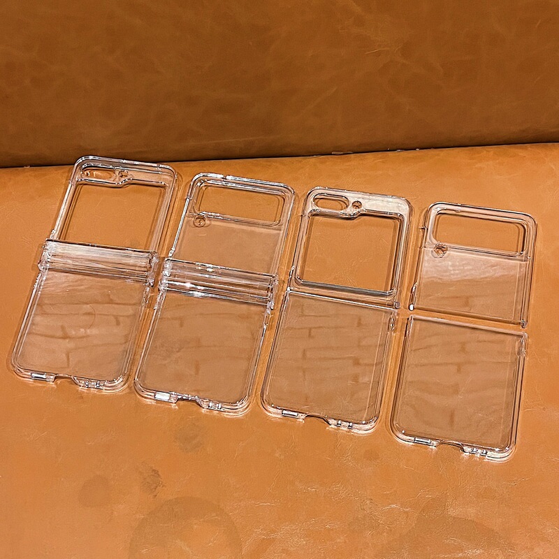 For Samsung Galaxy Z Flip6 Phone Case Zflip3/4/5 Generation Folding Screen PC Transparent Protective Shell For Samsung Galaxy Z Flip6 Phone Case Zflip3/4/5 Generation Folding Screen PC Transparent Protective Shell