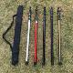Outdoor adjustable aluminum alloy canopy pole 280cm sunshade tent pole four telescopic aluminum pole thick 30mm
