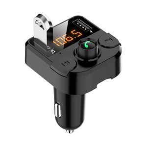 Avtomobil Bluetooth MP3 Musiqi U disk multi-funksiyalı 5.0 pleyer qəbuledici avtomobil siqaret alışqanı şarj cihazı