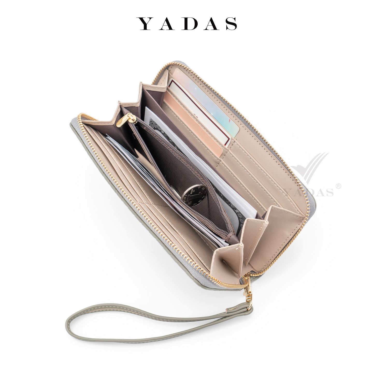 Monedero simple de mujer larga delgada y plegable billetera de estudiantes nueva billetera de mujer