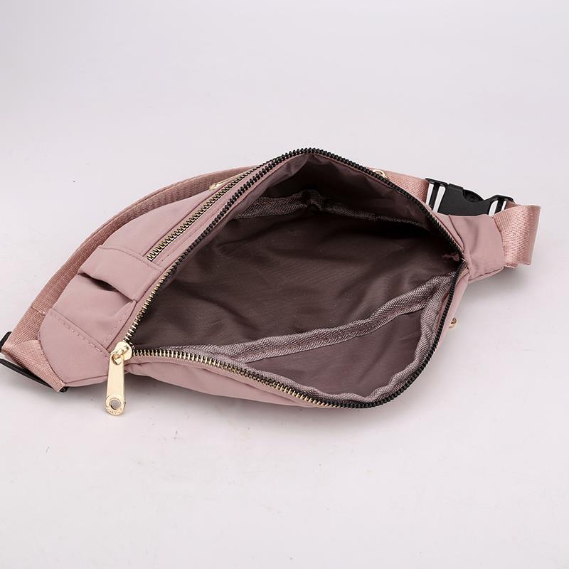 Bolsa de pecho de gran capacidad multifuncional de estilo coreano bolsa de tela de nylon para mujer bolsa de viaje de ocio al aire libre bolsa de cintura bolsa de cajero
