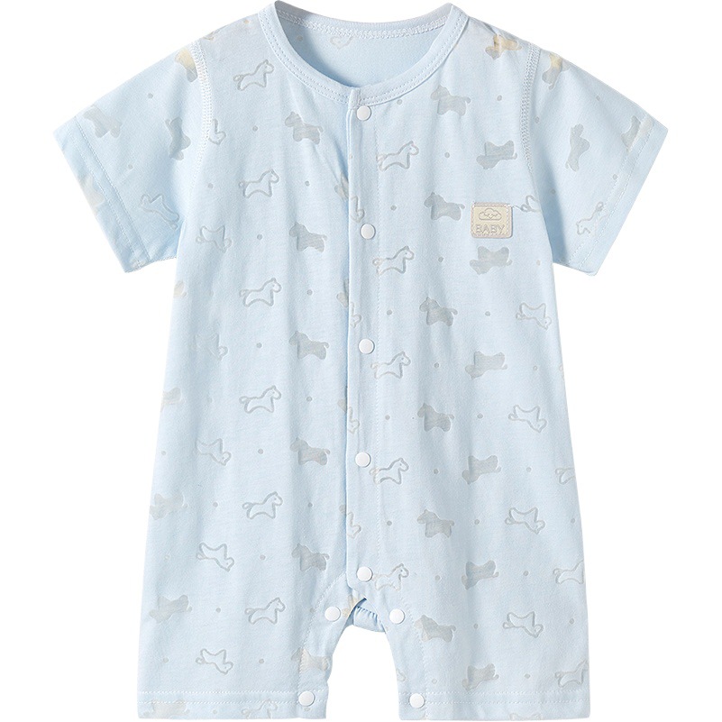 Bebé mono verano delgada de manga corta pijamas mameluco traje infantil recién nacido Ropa niños y niñas Bebé Ropa de verano