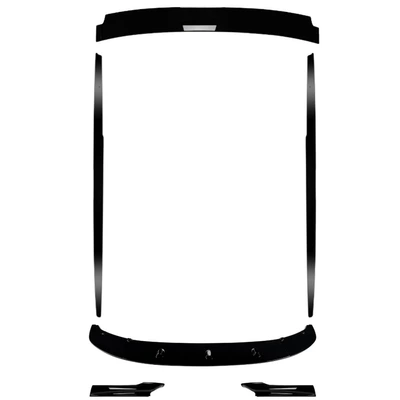 Big Surrounded F10 front lip, side skirts with - f10-body-part-integrated-front-lip-piano-black2011-2017