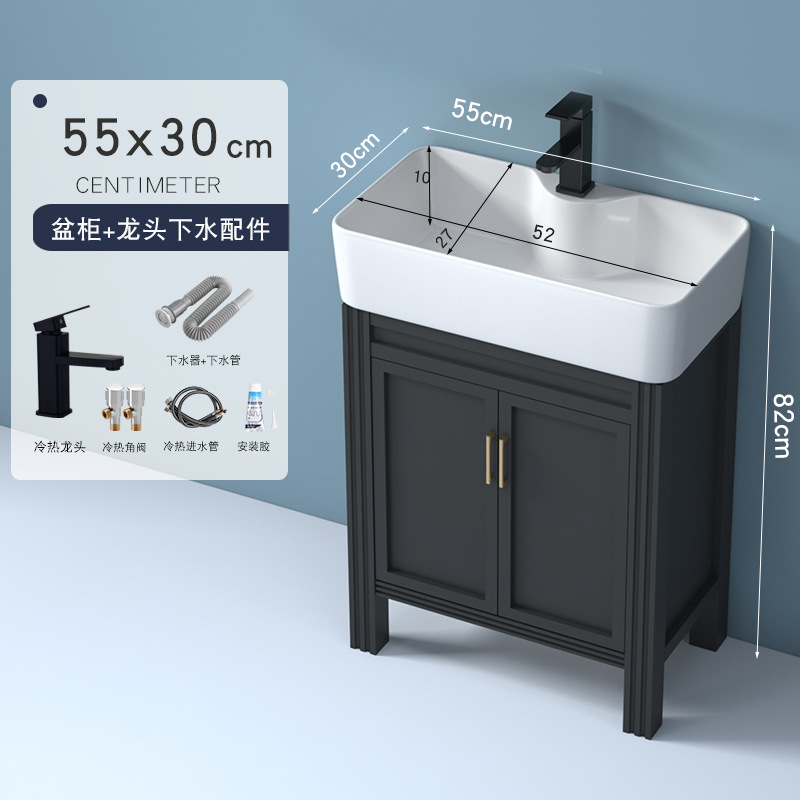 55X30: Conjunto completo con grifo