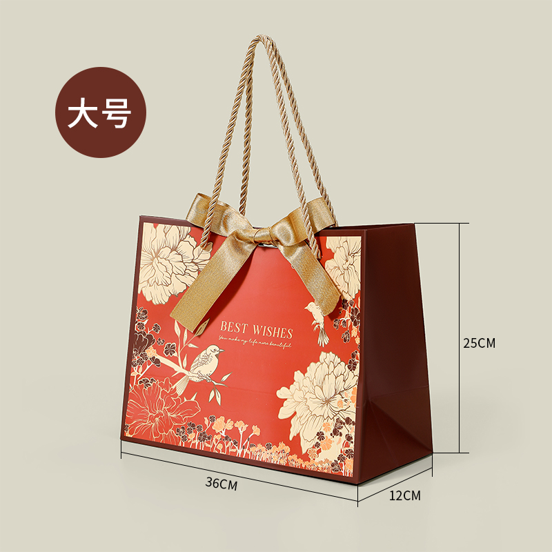 Bolsa de regalo de lujo ligera tienda de ropa bolsa bolsa de mano bolsa de compras bolsa de papel regalo bolsa de embalaje personalizada