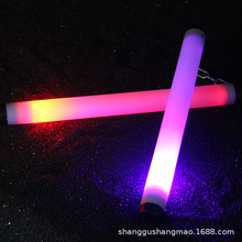 双节棍夜光七彩荧光双截棍发光双节棍舞台表演震动型双节棍高亮