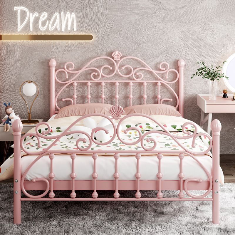 时尚风铁艺床1.5米单人床1.8米双人床公主铁架床欧式铁床简约现代