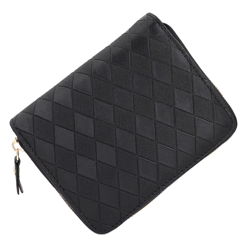 Bolsa de tarjetas de órgano simple de color sólido gran capacidad multi tarjeta cubierta de tarjetas para mujeres nueva cartera antirrobo tarjeta de crédito clip de tarjeta de cremallera