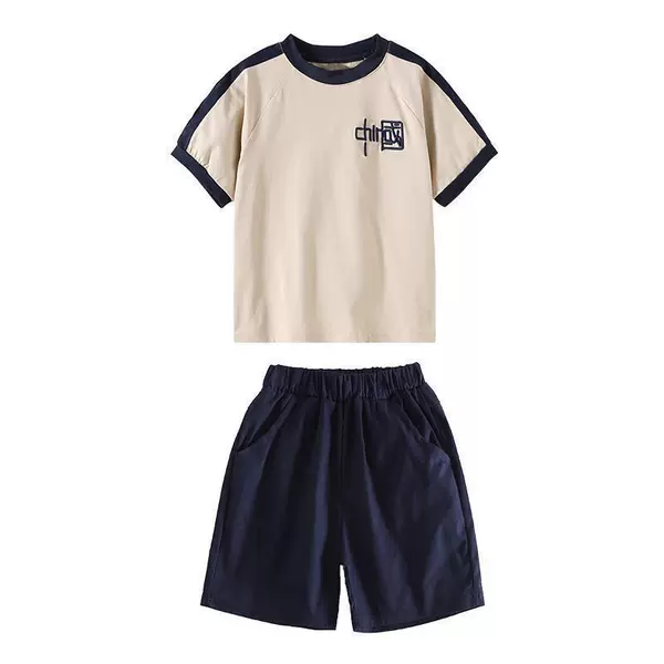 Apricot T-shirt, shorts