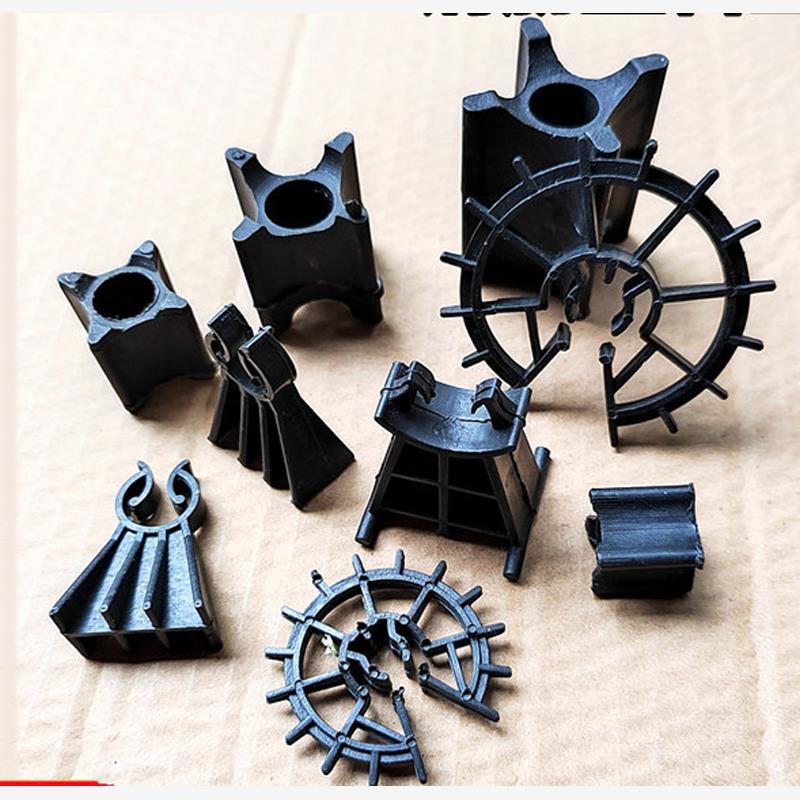 钢筋保护层剪力墙柱梅花卡加厚混凝土塑料垫块马凳镫塑胶带夹垫块