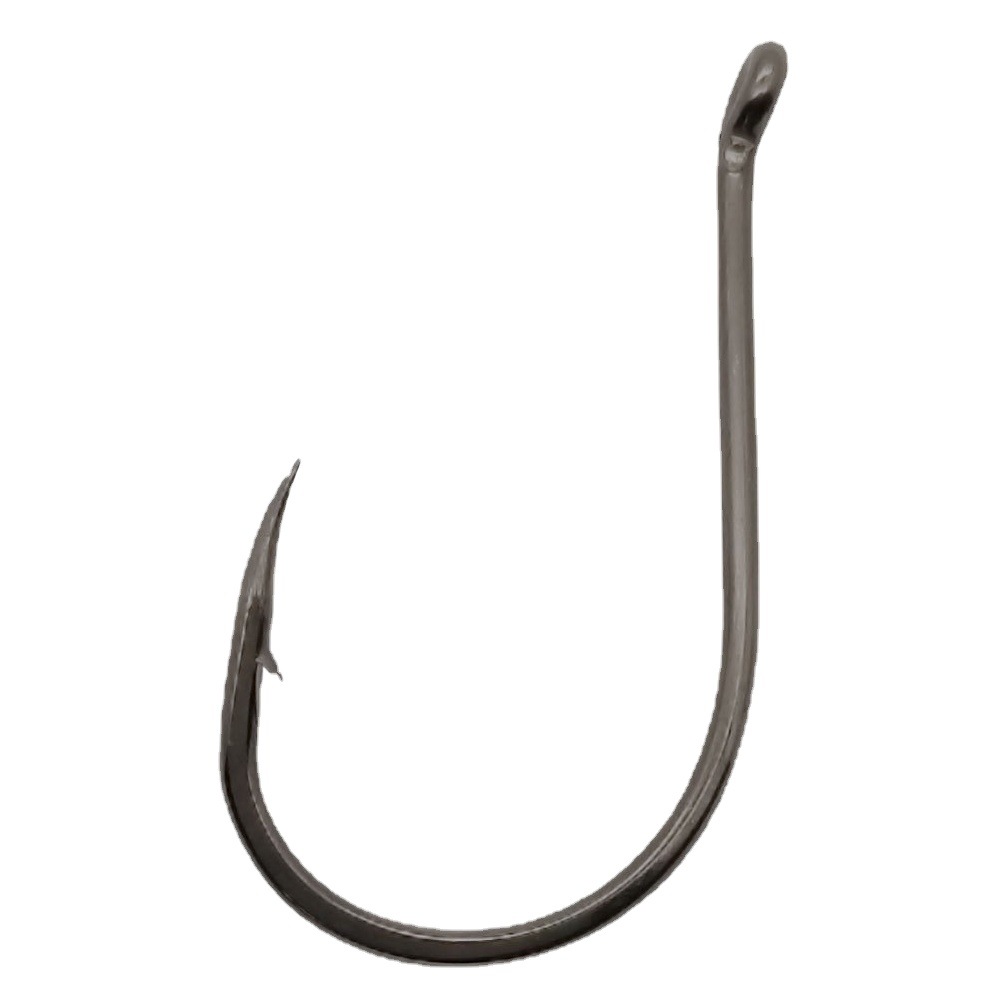 Wuerigede Barbed Fishing Hooks with Rings for Sea Fishing, Rock Fishing, and Specialized for Sea Fishing
