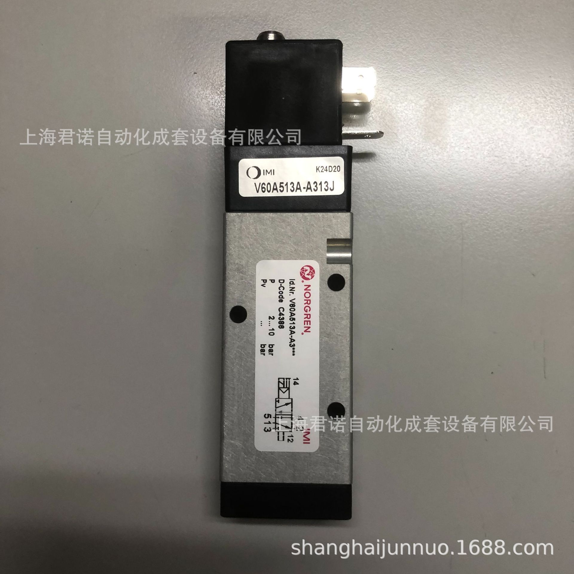 norgren 诺冠 V60A513A-A313J 先导式电磁阀