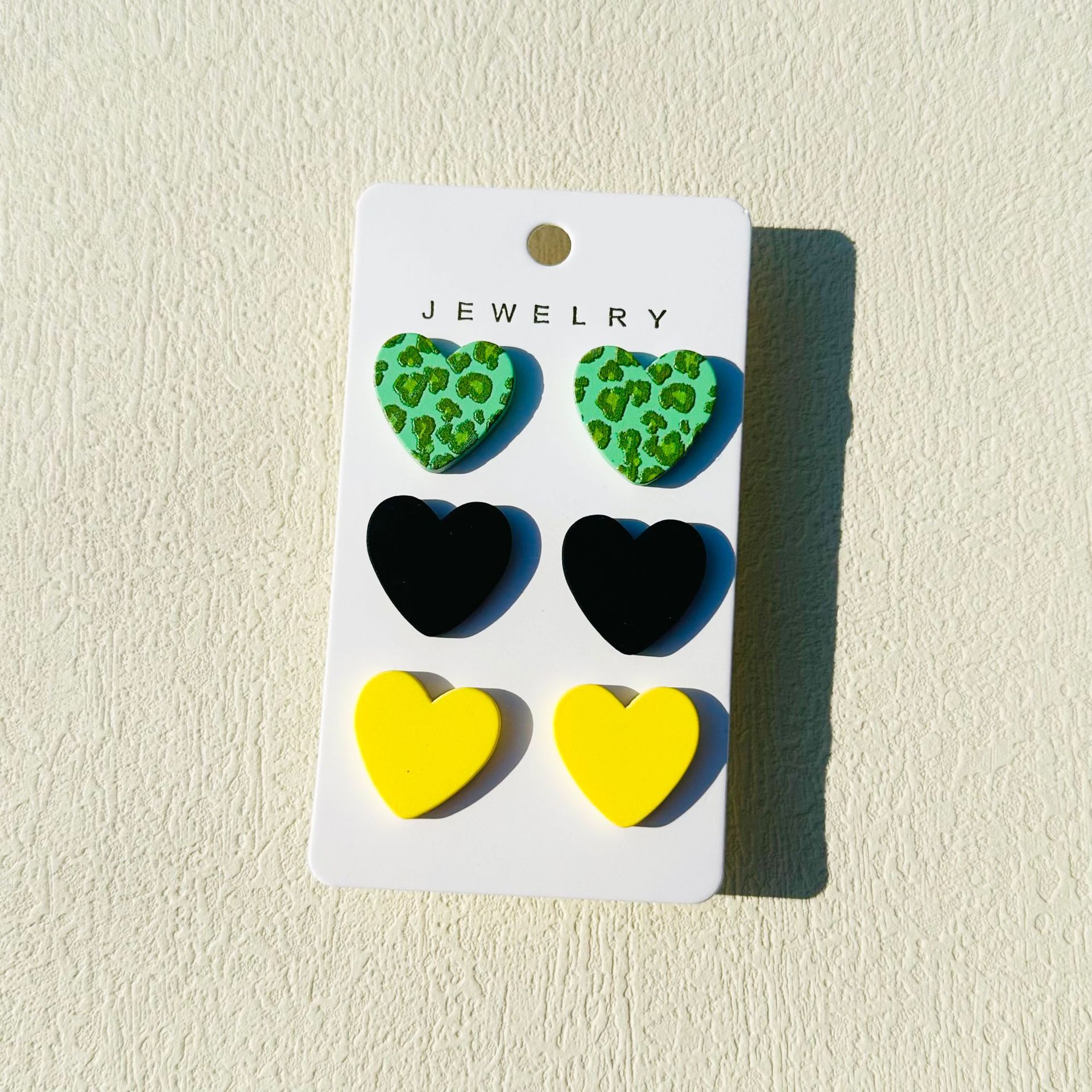 Simple Style Heart Shape Arylic Women's Ear Studs display picture 31