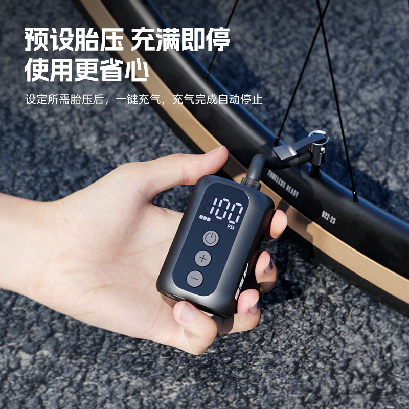CYCLAMI自転車ミニ電動エアポンプバスケットボールサッカー自動エアピンボール空気入れマウンテンロード|undefined
