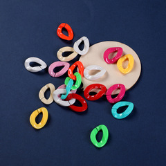 Highlight colored open-up assembly chain links DIY jewelry chain bag phone case chain accessories